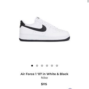 Nike Air Force 1 '07 White Black Edition